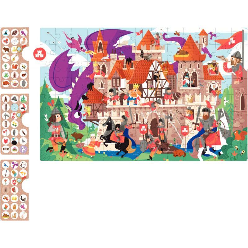 Image de  Puzzle d''observation 104 pièces, le château fort 