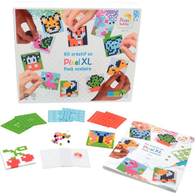 Image de  Kit Pixel 15 tableaux 6 x 6cm + pixels 