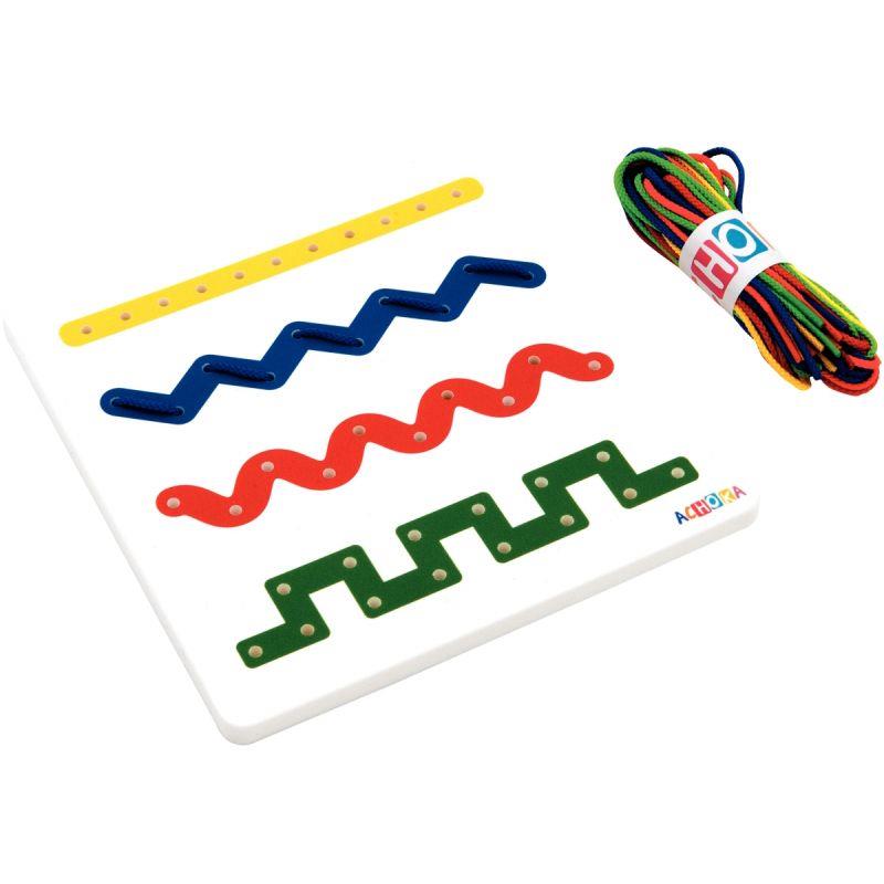 Image de  Les formes à lacer + 10 lacets 