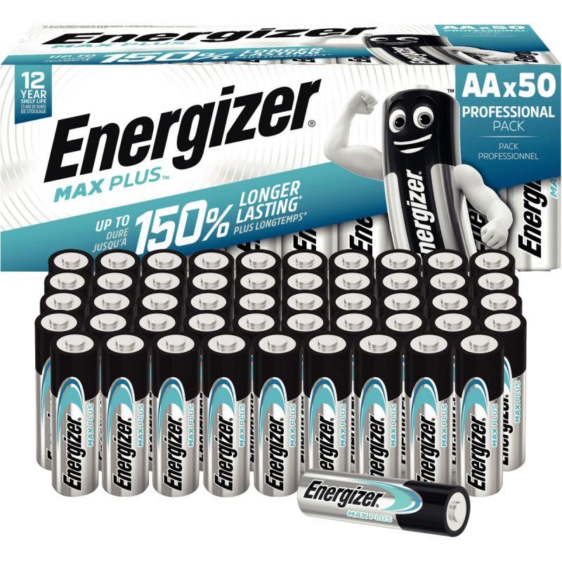 Image de  Paquet de 50 piles 1,5V Max Plus AA / LR06 