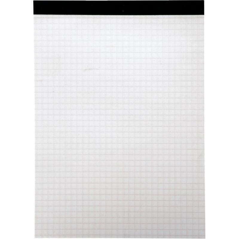 Image de  Bloc de bureau sans couverture format A5, quadrillé 5x5, papier 60g 