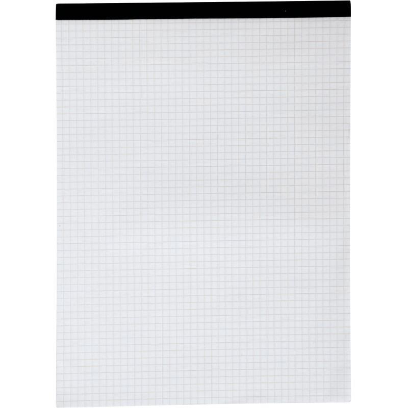Image de  Bloc de bureau sans couverture format A4, quadrillé 5x5, papier 60g 