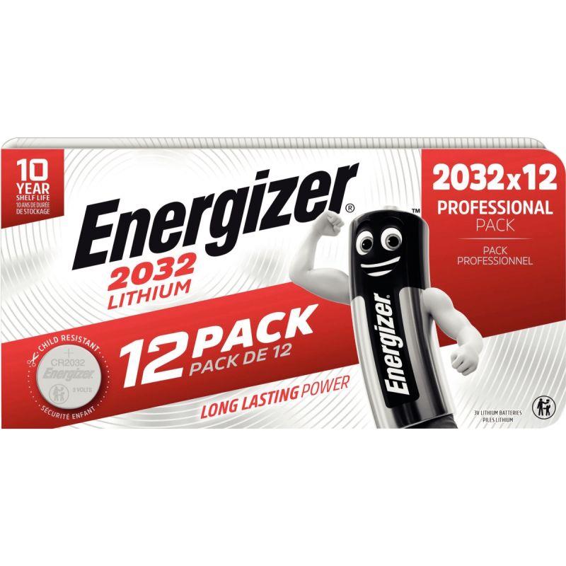 Image de  Paquet 12 piles lithium 3V CR2032 