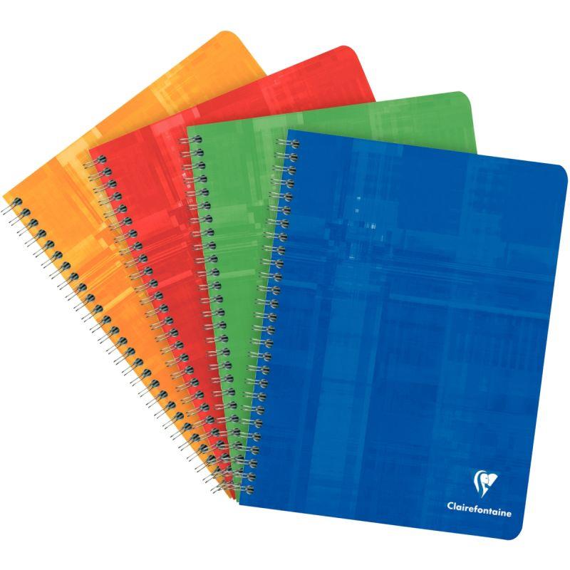 Image de  Reliure intégrale 100 pages CLAIREFONTAINE, format 17x22 cm, seyès, papier 90g 