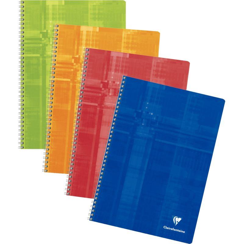 Image de  Reliure intégrale 100 pages CLAIREFONTAINE, format A4, seyès, papier 90g 