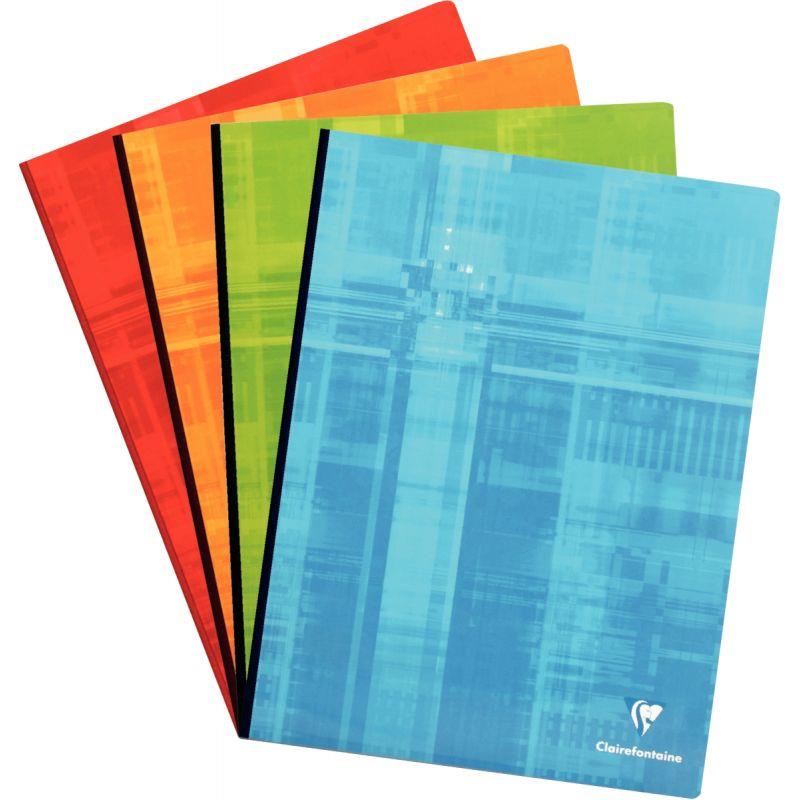 Image de  Brochure 192 pages CLAIREFONTAINE, format 24x32 cm, seyès, papier 90g 