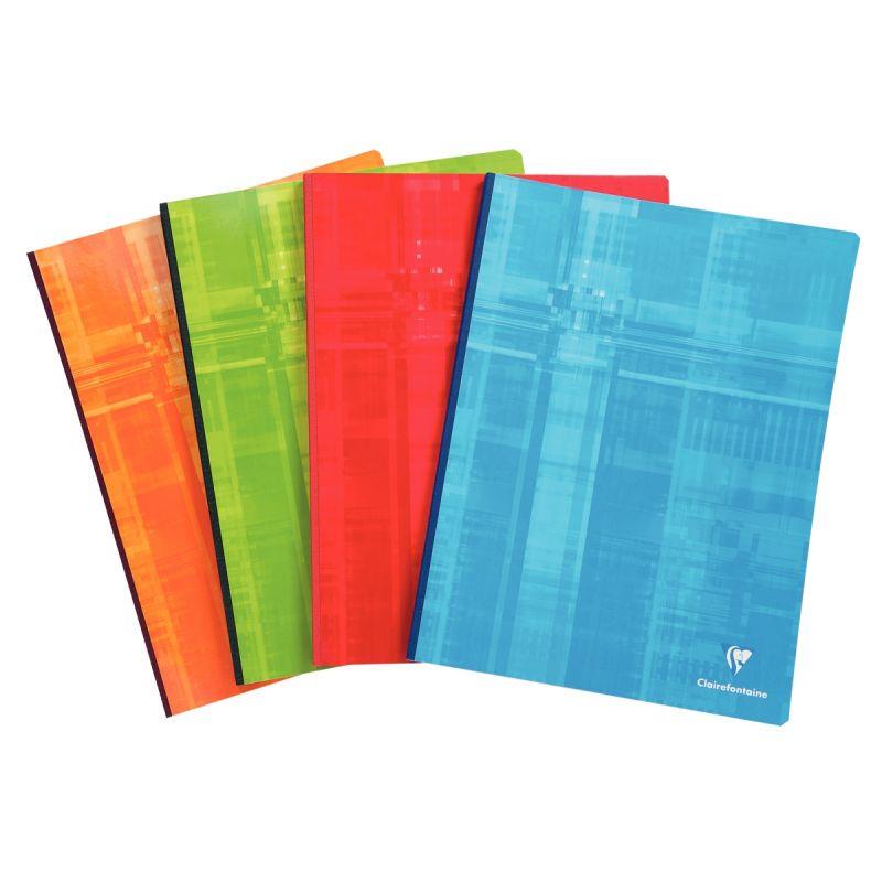 Image de  Brochure 192 pages CLAIREFONTAINE, format 24x32 cm, quadrillé 5x5, papier 90g 