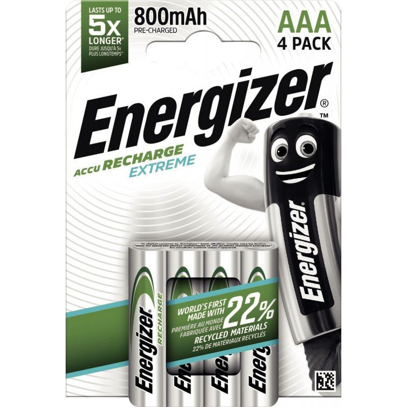 Image de  Blister 4 accu Energizer AAA / LR03 800 mAh 