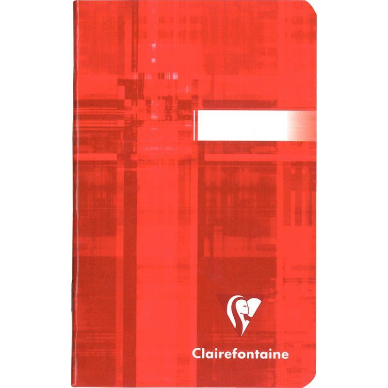 Image de  Carnet piqué 96 pages CLAIREFONTAINE, format 9x14 cm, quadrillé 5x5, papier 90g 