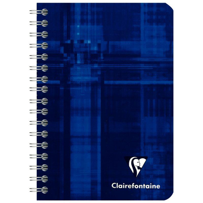 Image de  Carnet à reliure intégrale 100 pages CLAIREFONTAINE, format 9x14 cm, quadrillé 5x5, papier 90g 