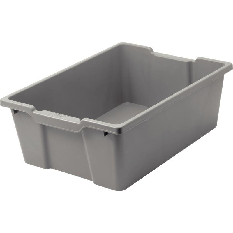 Image de  Bac plastique grand modèle gris 