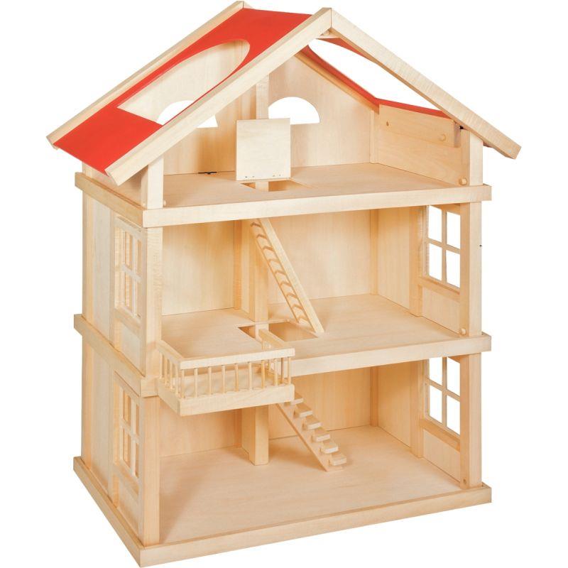Image de  Grande maison de poupées vide sur 3 niveaux 