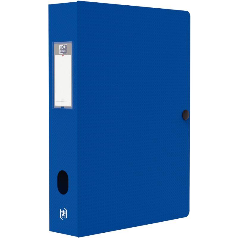 Image de  Boite de classement en polypropylène MEMPHIS dos 6 cm, bleu 