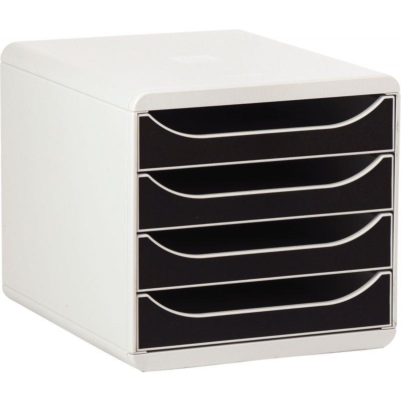 Image de  Module 4 tiroirs BIGBOX gris/noir 