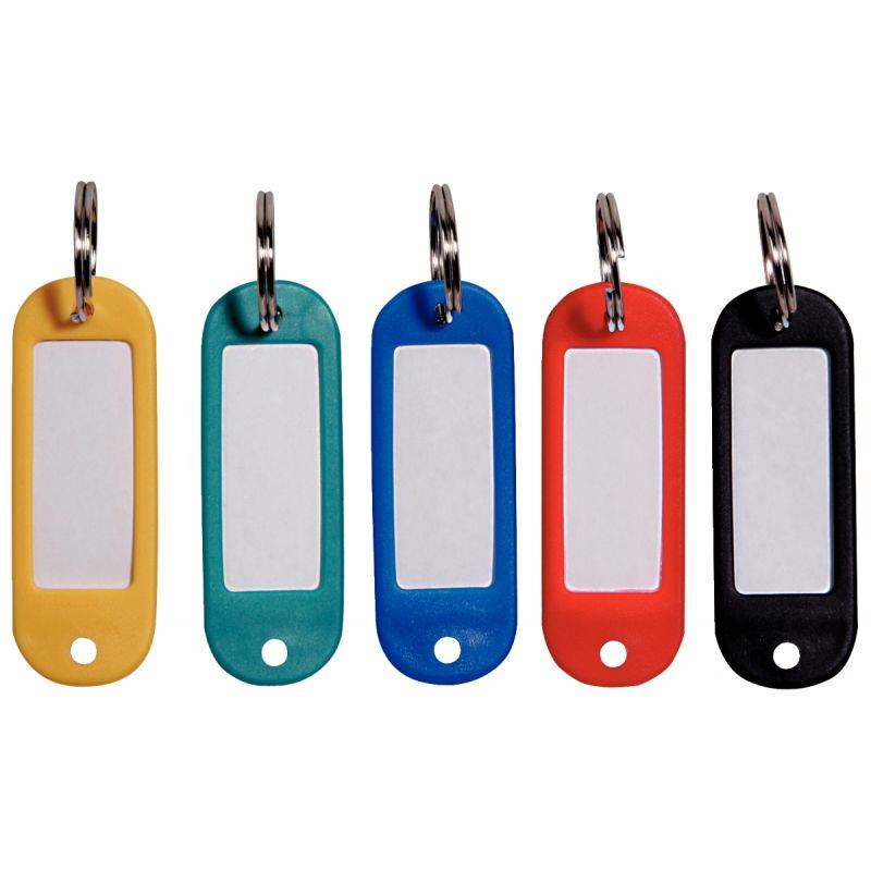 Image de  Sachet 20 porte-clés avec etiquettes assortis 