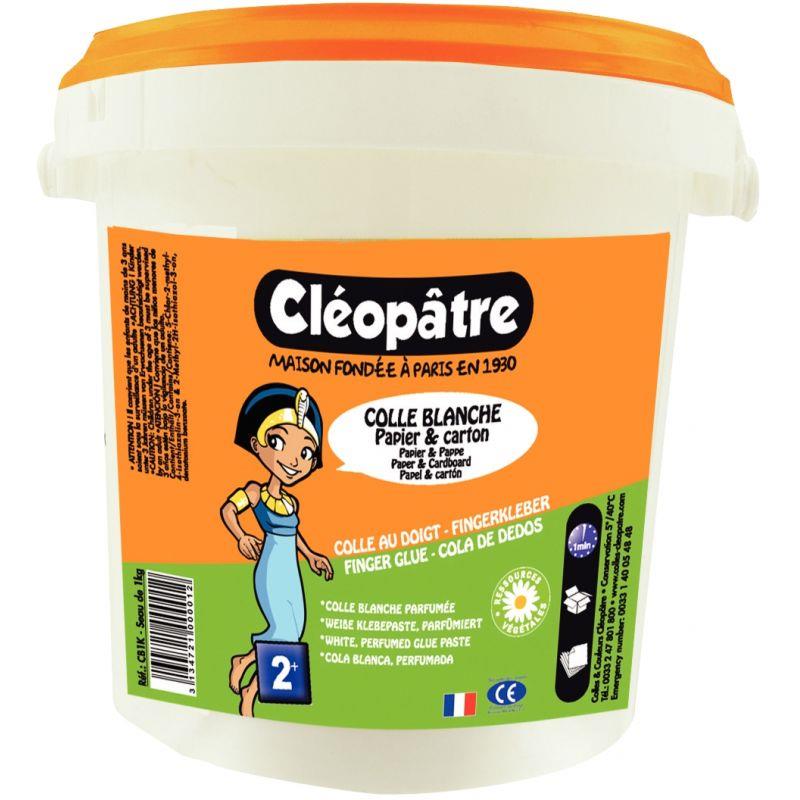 Image de  Seau de colle 1kg blanche en pate 