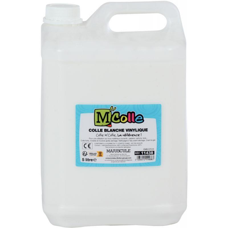 Image de  Bidon de colle 5L blanche vinylique 