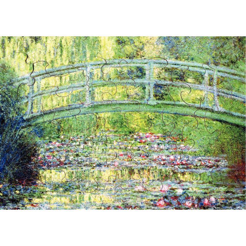 Image de  Puzzle d''art en bois d''environ 24 pièces, LE PONT JAPONAIS de Claude MONET 