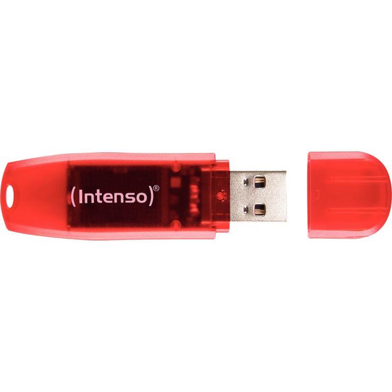 Image de  Clé USB 2,0 Intenso Rainbow 128 Go 