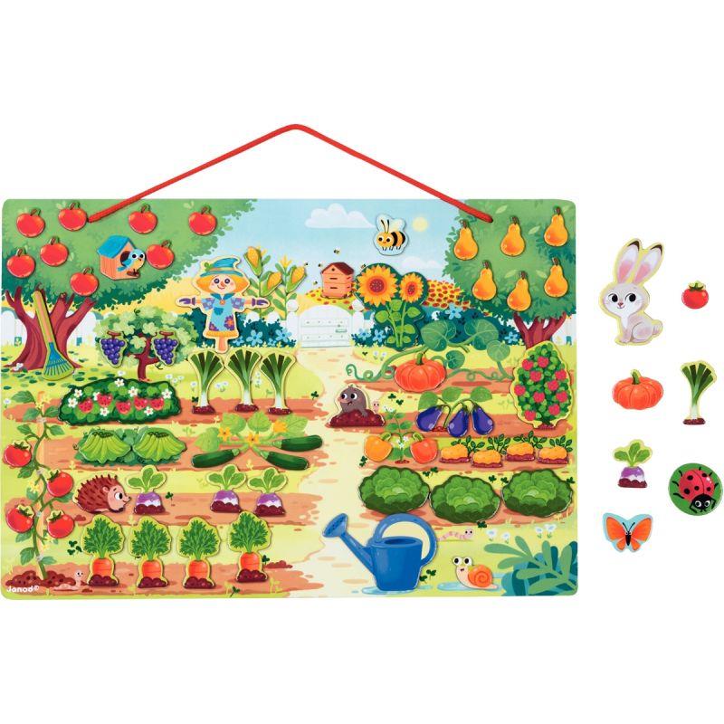 Image de  Tableau magnétique, mon jardin 