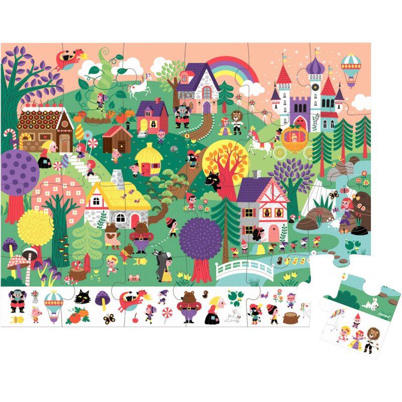 Image de  Puzzle d''observation 24 pièces, les contes 