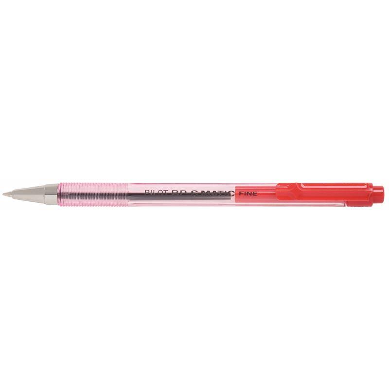 Image de  Stylo bille BPS Matic rétractable rouge 