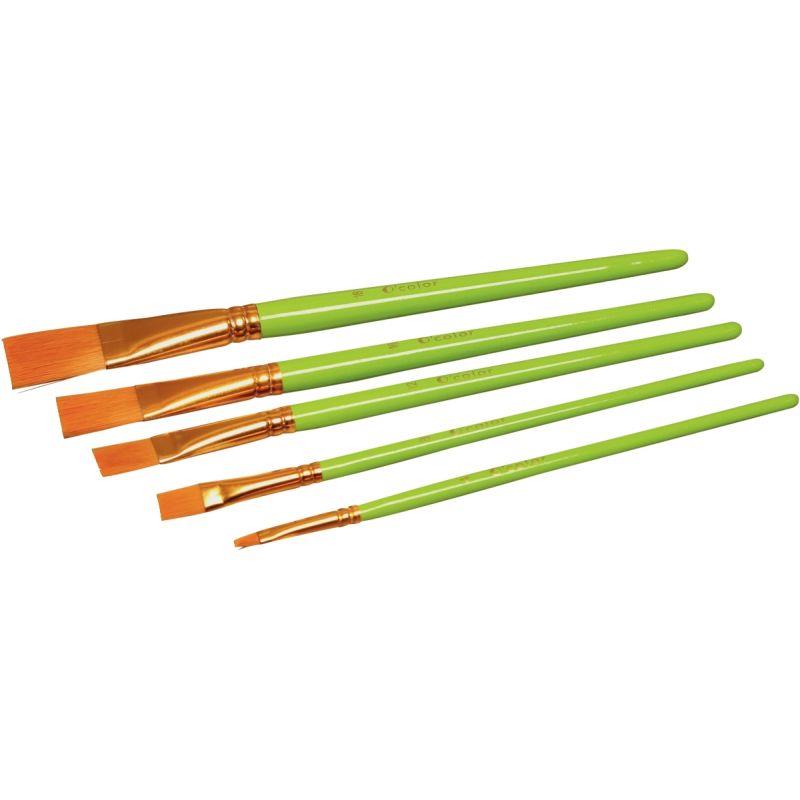 Image de  Sachet de 10 pinceaux synthétique plats n°18 