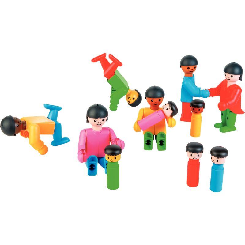 Image de  Lot de 11 personnages POLY''M,  47 pièces 