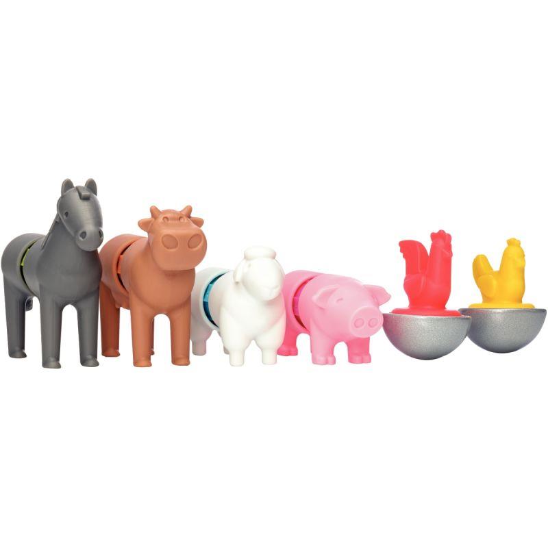 Image de  Lot de 6 puzzles magnétiques SMARTMAX, les animaux de la ferme 