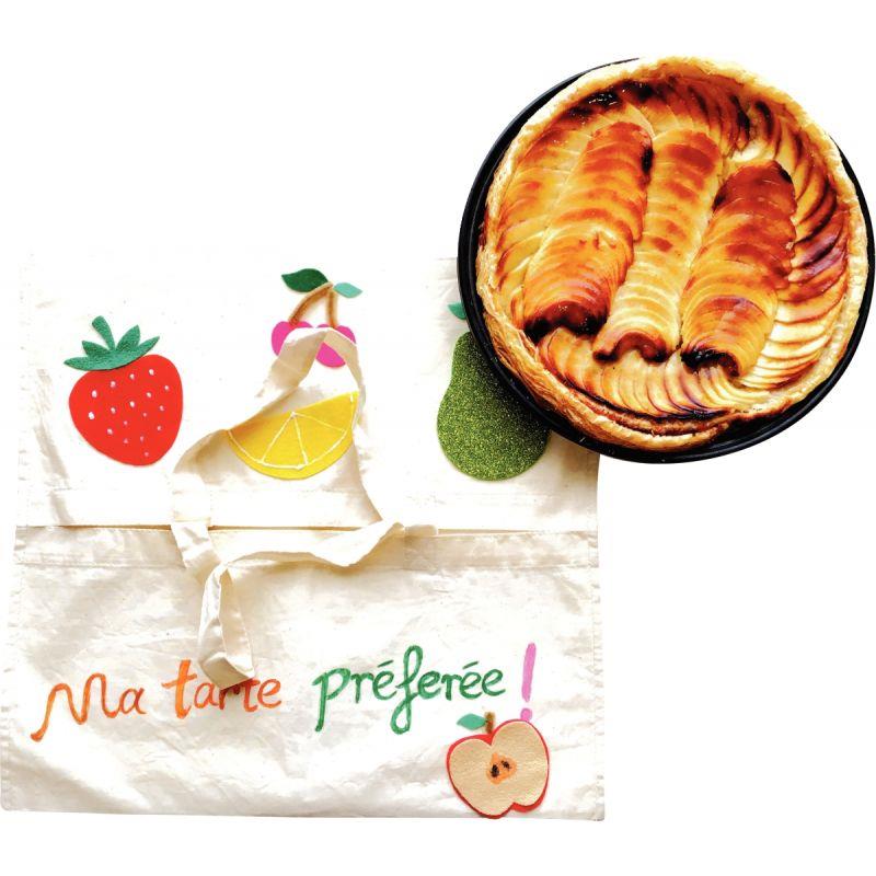 Image de  Lot de 10 sacs à tarte en coton 40 cm 