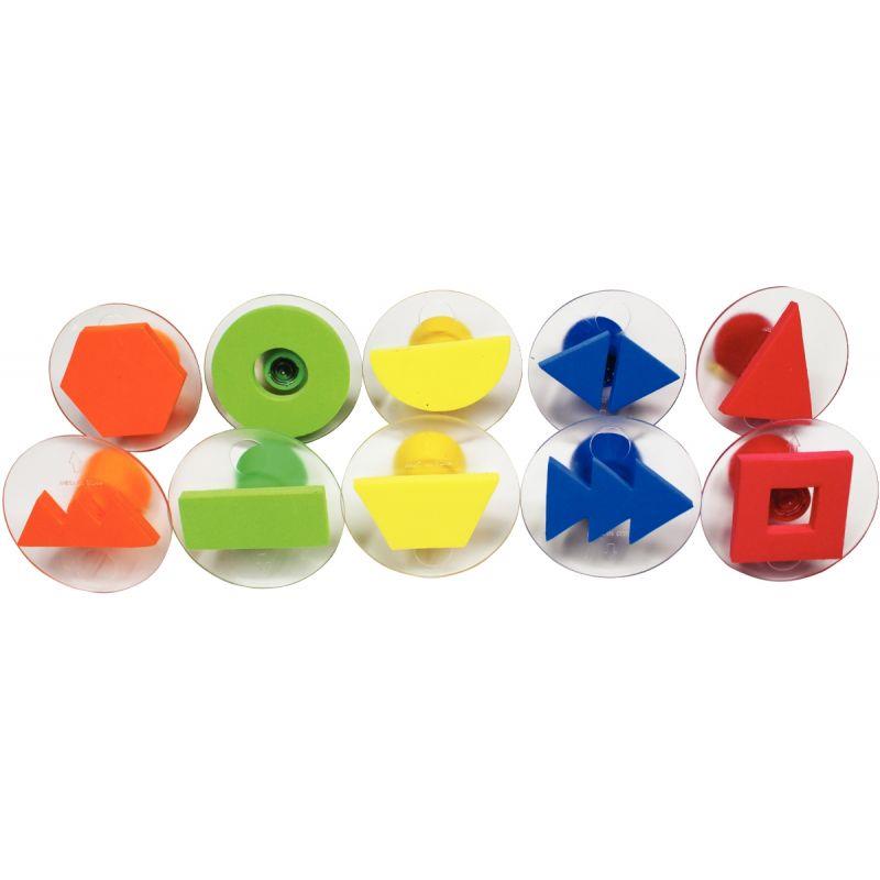 Image de  Set de 10 tampons D. 7,5 cm EVA les formes 