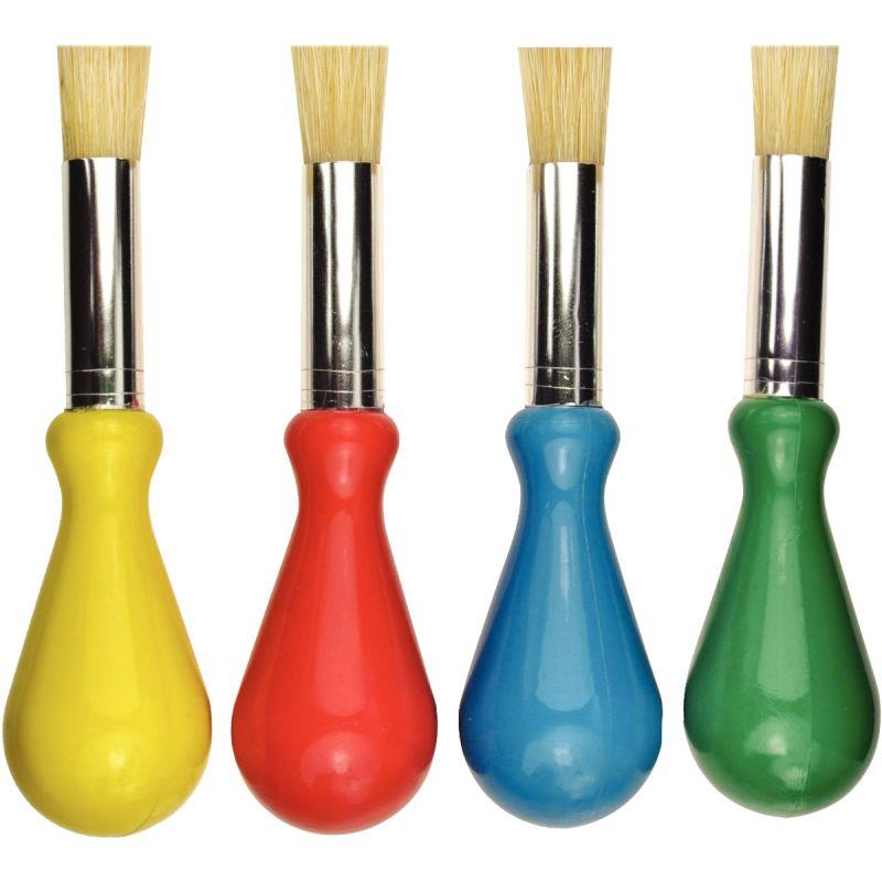 Image de  Sac de 4 brosses à pocher manche boule 