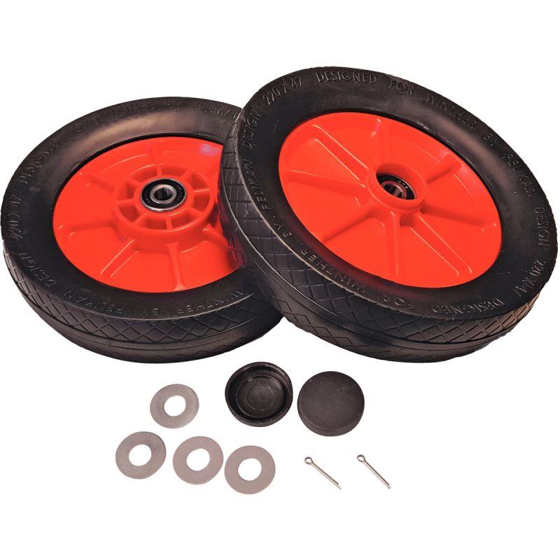 Image de  Set de 2 roues arrière diamètre 220mm 