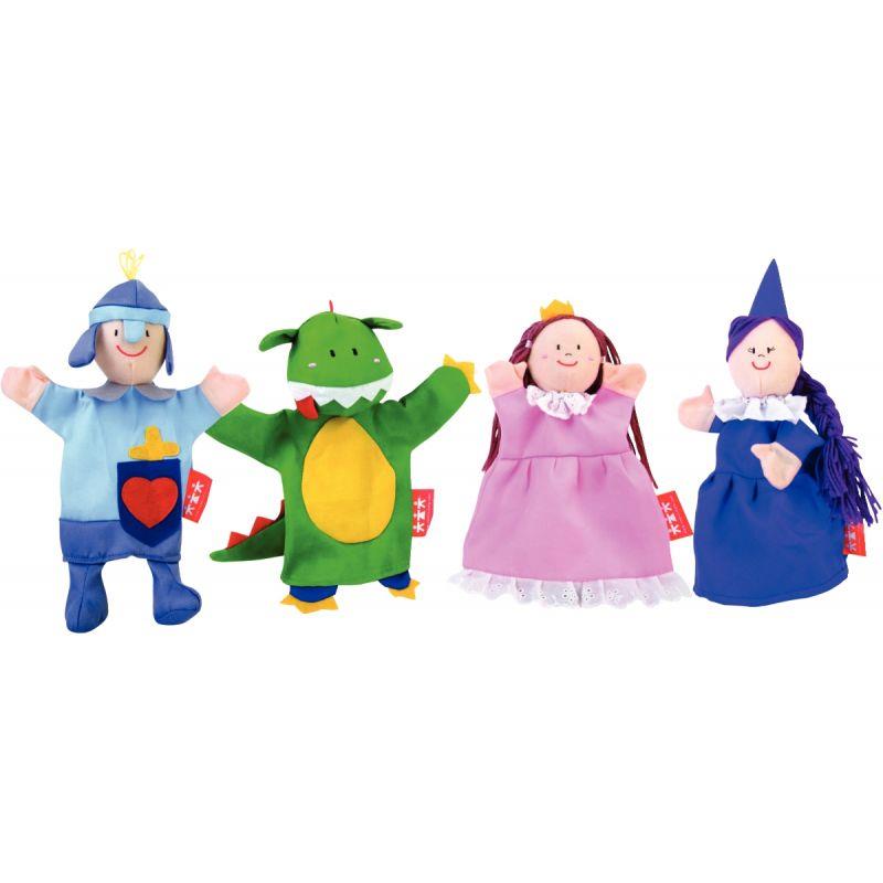 Image de  Lot de 4 marionnettes contes de fée 