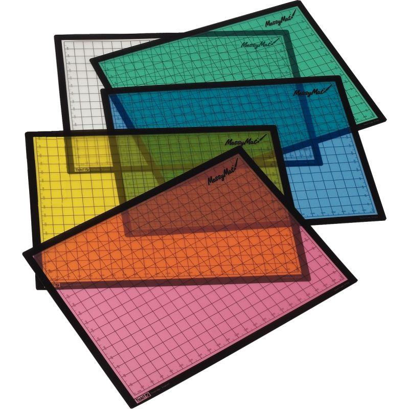 Image de  Set de 5 sous mains 50x36cm coloris assortis 