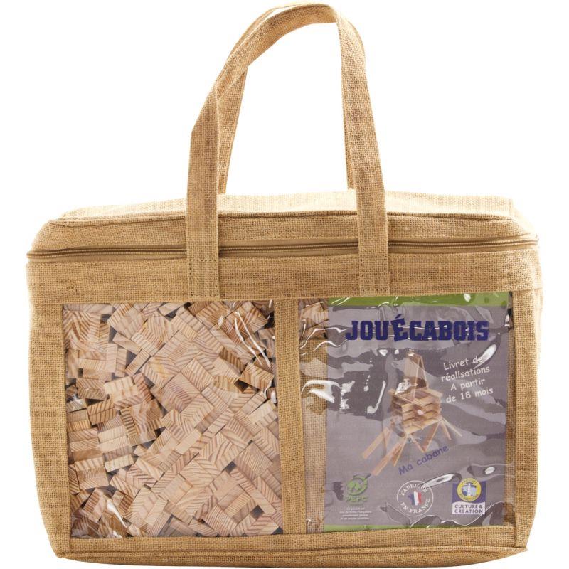 Image de  Sac en toile de jute 400 planchettes JOUECABOIS 