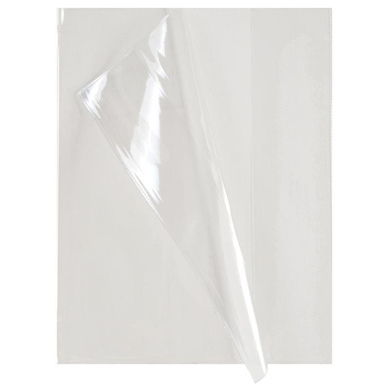 Image de  Paquet de 10 protèges-cahier épaisseur 15/100ème 17x22cm PVC cristal incolore 