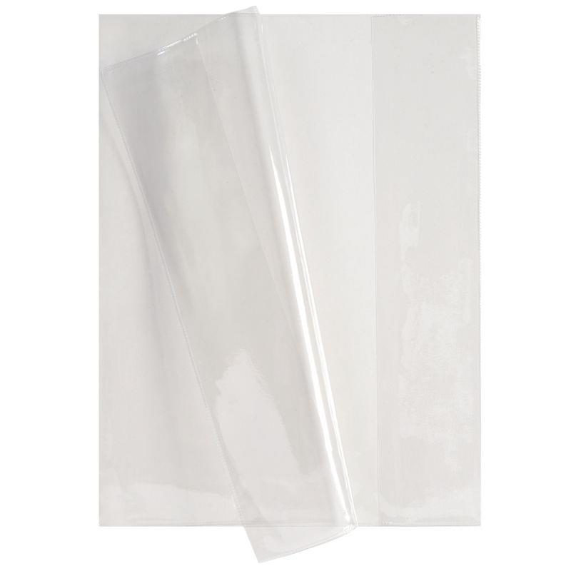 Image de  Paquet de 10 protèges-cahier épaisseur 15/100ème 24x32cm PVC cristal incolore 