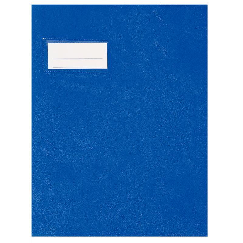 Image de  Paquet de 10 protèges-cahier épaisseur 21/100ème 17x22 cm PVC coloris bleu 