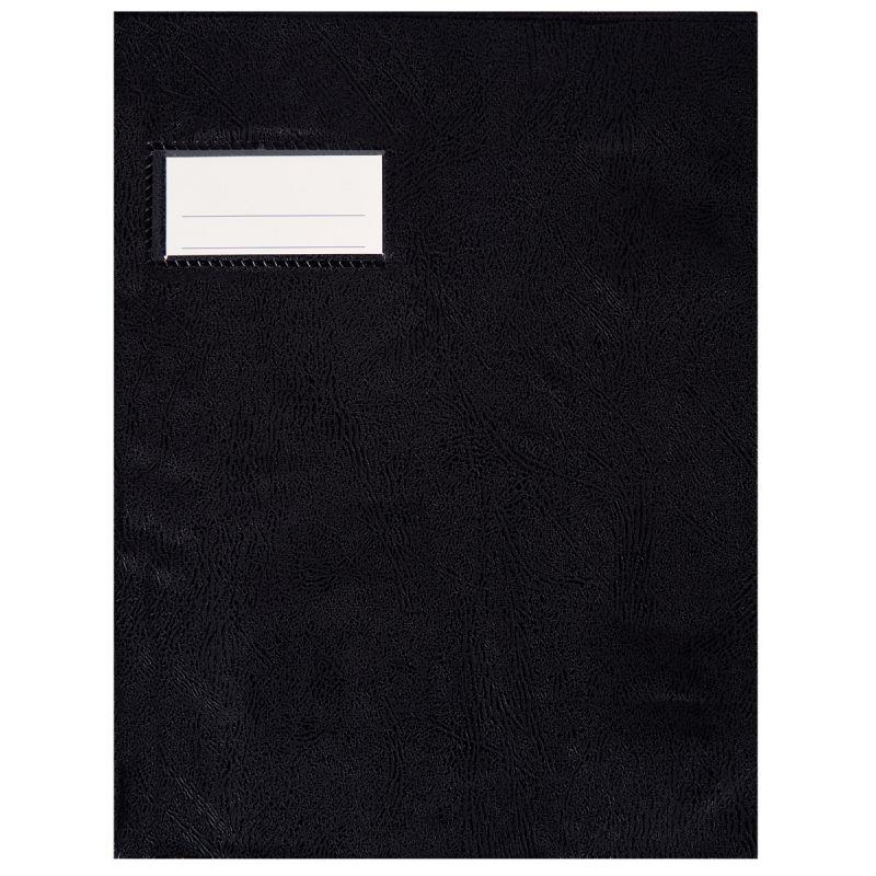 Image de  Paquet de 10 protèges-cahier épaisseur 21/100ème 17x22 cm PVC coloris noir 