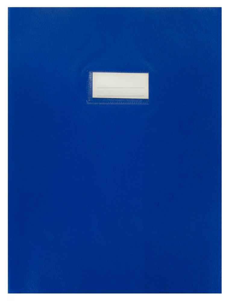 Image de  Protège-cahier en PVC épaisseur 21/100ème format 21 x 29,7 cm coloris bleu 