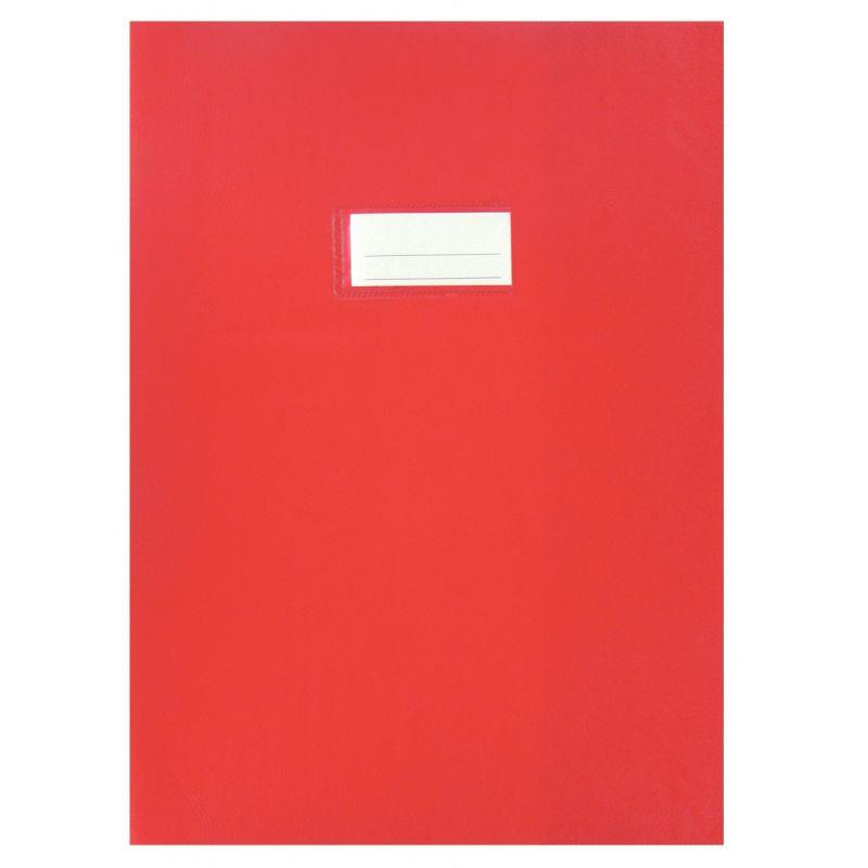 Image de  Paquet de 10 protèges-cahier épaisseur 21/100ème 21x29,7cm PVC coloris rouge 