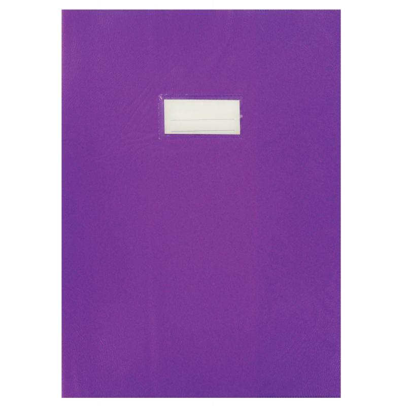 Image de  Paquet de 10 protèges-cahier épaisseur 21/100ème 21x29,7cm PVC coloris violet 