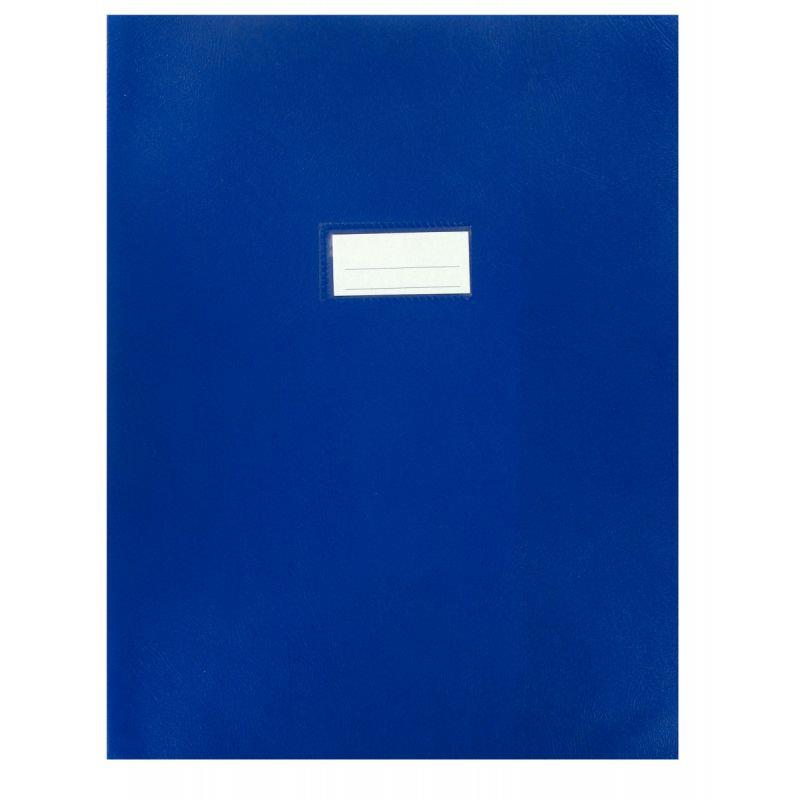 Image de  Paquet de 10 protèges-cahier épaisseur 21/100ème 24x32cm PVC coloris bleu 
