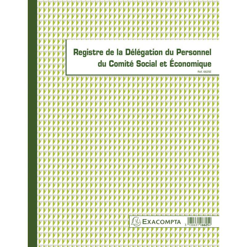 Image de  Registre de la délégation du personnel du CSE 