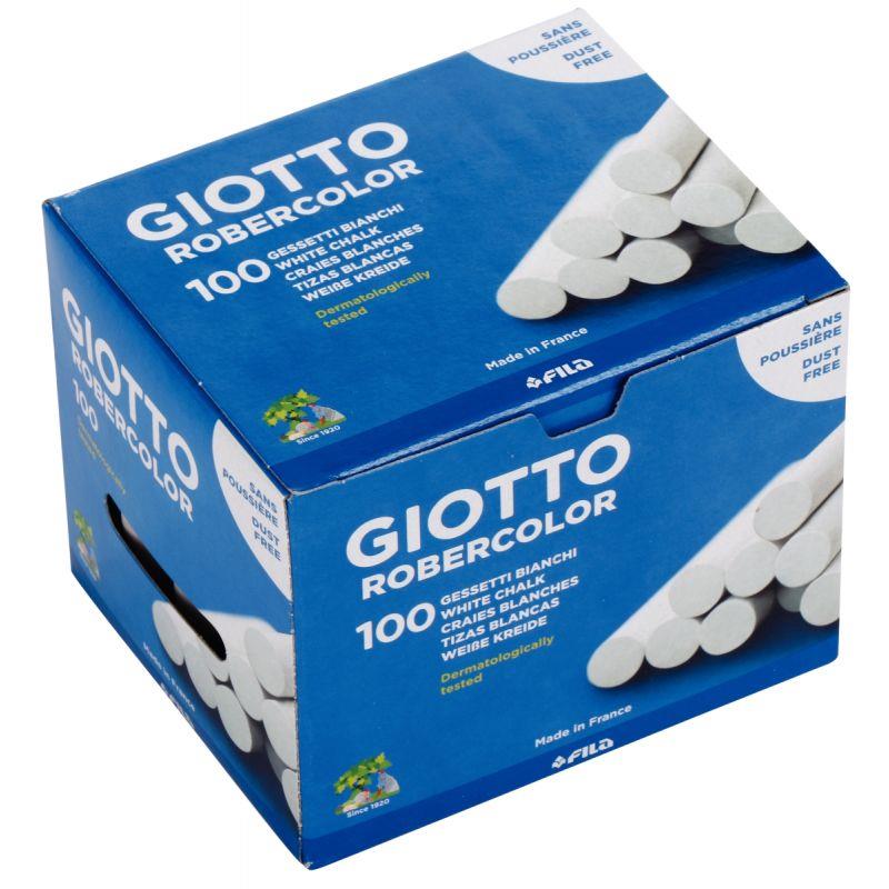 Image de  Boîte de 100 craies Robercolor blanc 