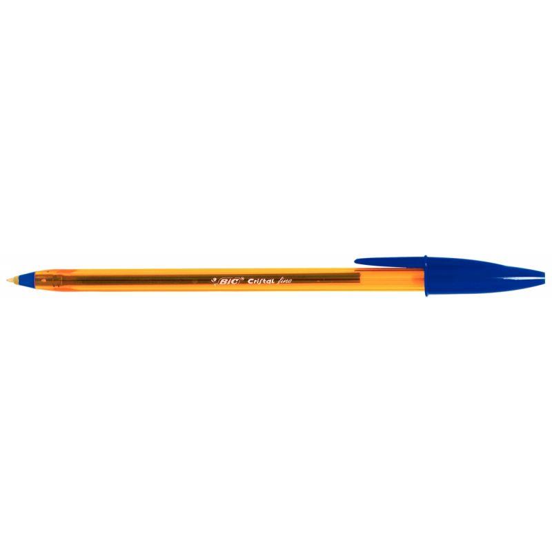 Image de  Stylo bille Cristal pointe fine bleu 