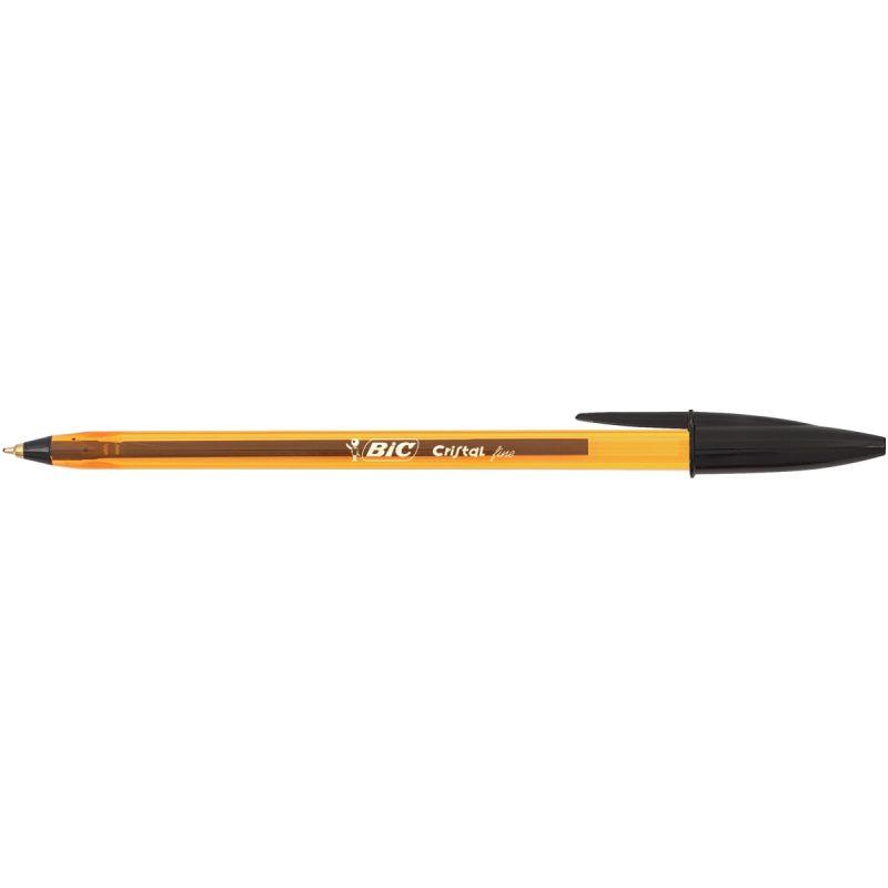 Image de  Stylo bille Cristal pointe fine noir 