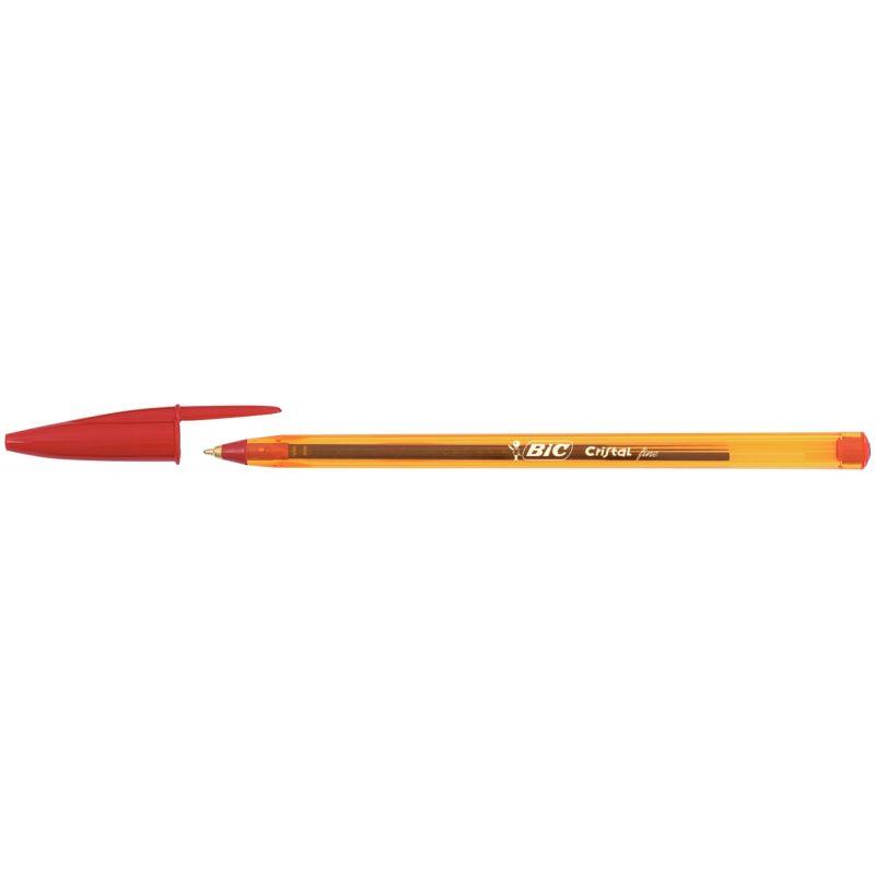 Image de  Stylo bille Cristal pointe fine rouge 