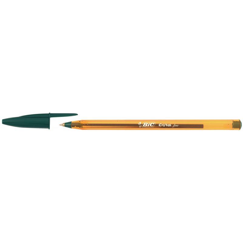 Image de  Stylo bille Cristal pointe fine vert 